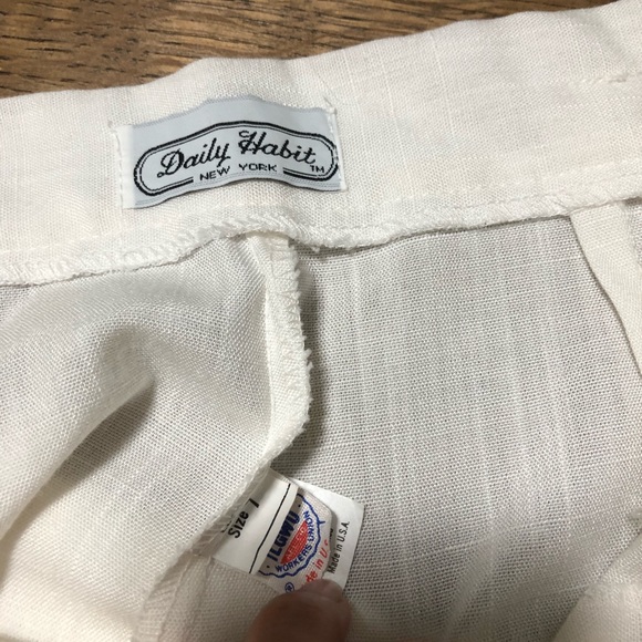 Vintage White Slacks - Picture 5 of 7